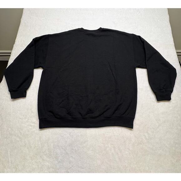 Kansas City Chiefs F%*K Tom Brady Arrowhead Logo Crewneck Sweatshirt Black XL - Picture 7 of 7